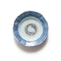 Hylton Nel, Bowl decorated with owl, 2003, painted and glazed ceramic