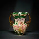 Ardmore Ceramic Studio, Crocodile and flower vase