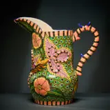 Ardmore Ceramic Studio, Chameleon and crocodile jug