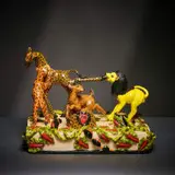 Animal sculpture by Ardmore Ceramic Studio, 2004, painted and glazed ceramic, sold Jun 2026