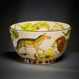 Ardmore Ceramic Studio, Predator bowl, 2008, painted and glazed ceramic