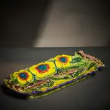 Lizard platter by Ardmore Ceramic Studio, 2002, painted and glazed ceramic, offered Jun 2026