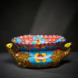 Ardmore Ceramic Studio, Giraffe bowl, 2002, painted and glazed ceramic