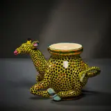 Ardmore Ceramic Studio, Giraffe vase, 2006, painted and glazed ceramic