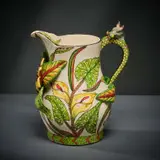 Ardmore Ceramic Studio, Warthog and flower jug, 2008, painted and glazed ceramic
