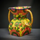 Ardmore Ceramic Studio, Elephant vase with handles, 2002, painted and glazed ceramic