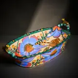 Ardmore Ceramic Studio, Leopard and flower platter