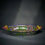 Ardmore Ceramic Studio, Leopard platter, 2000, painted and glazed ceramic