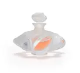 Lalique, Lalique 'Samoa' clear crystal perfume bottle and stopper, post 1945, press-moulded lead crystal