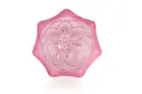 Lalique, Lalique 'Anenome' pink crystal bowl, No. 10508, designed 1931, press-moulded lead crystal