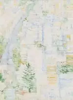 Cecil Higgs, Abstract Landscape, oil on canvas