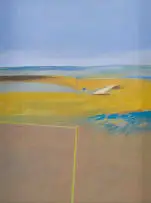 Andrew Verster, Beach Scene, 1984, oil on canvas