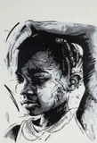 Sizwe Khoza, Buhlebezulu, 2019, screenprint on paper