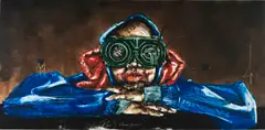 Sizwe Khoza, (Mpho) Ubuhle Bendalo, 2023, monotype on paper