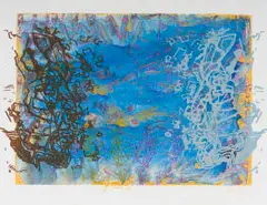 Bokang Mankoe, It's Probably Me, 2025, monotype on paper
