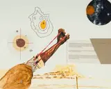 Nkosana Nhlapo, Aim Higher, 2025, mixed media on paper