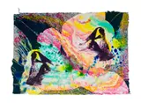 Mbali Tshabalala, The Garden Of Transcendence 2, 2023, various print media and pulp painting on paper