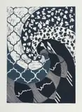 Thuli Lubisi, Transition II, 2026, linocut on paper