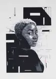 David Madlabane, Overlooking Beyond, 2020, screenprint on paper