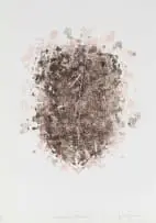 Bokang Mankoe, Fragmented Statement 2, 2025, lithograph on paper