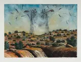 Jan Maanda Tshikhuthula, Mutangano, 2026, monotype on paper