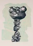 Hlavutelo Ngobeni, Empowered Vessel Keeper (I), 2026, reduction linocut on paper