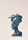 Hlavutelo Ngobeni, Bomme ba Tshwara Thipa ka fa Bogaleng (ii), 2026, etching and embossing on paper