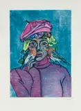 Phillip Mabote, Strange Things, 2026, monotype on paper