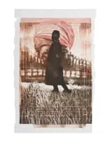 Bheki Sibiya, Ihubo Lami, 2023, monotype and collage on paper