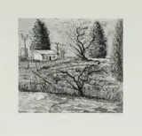 Nkosinathi Ndlandla, Ford, 2025, etching on paper
