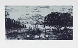 Nkosinathi Ndlandla, Greener Pastures, 2019, lithograph on paper