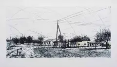 Kaya Ari Lahli Munhu Imunhu A Rivalaka II (Thomo) by Phillemon Hlungwani, 2015, drypoint etching on paper, offered Apr 2026
