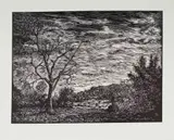 Jan Maanda Tshikhuthula, Untitled, 2013, linocut on paper