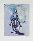 Abe Mathabe, Piano, 2026, drypoint on paper