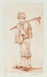 Abe Mathabe, Modiri, 2016, drypoint on paper
