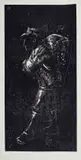 Richard Forbes, Water Bearer, 2012, linocut on paper