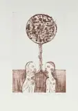 Joël Mpah Dooh, Re-creating The World II, 2011, etching on paper