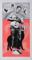 Christiaan Diedericks, The Union of Opposites, 2012, linocut on paper