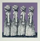 Thokozani Madonsela, Izalukazi II, 2025, linocut on paper