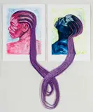 Lebohang Motaung, True Entanglement, 2024, monotype and mixed media on paper