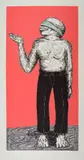 Thokozani Madonsela, Oska Ntsheba Wa Nnyatsa II, 2023, linocut on paper