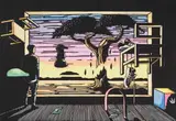 Raymond Fuyana, Silence of Hell II, 2021, linocut on paper
