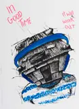 Sizani Baloyi, In Good Time, 2026, monotype on paper