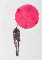 Dikgwele Paul Molete, "Chronos", 2026, monotype on paper