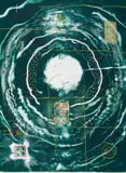 Bekezela Mabena, Earth, Water, Soul, 2024, monotype on paper