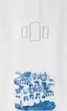 Khumo Ramaila, The Anxiety Choir, 2024, cyanotype, blind embossing and thread on paper