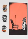 Khumo Ramaila, 555-Change, 2023, various print media on paper