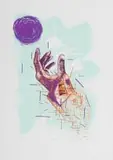 Mathembe Hlelo Molefe, Ascending, 2019, screenprint on paper