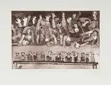 Joël Mpah Dooh, Braai under the Cloudy Sky, 2011, etching on paper