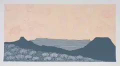 Basil Jones, Karoo Twilight, 2015, various print media on paper